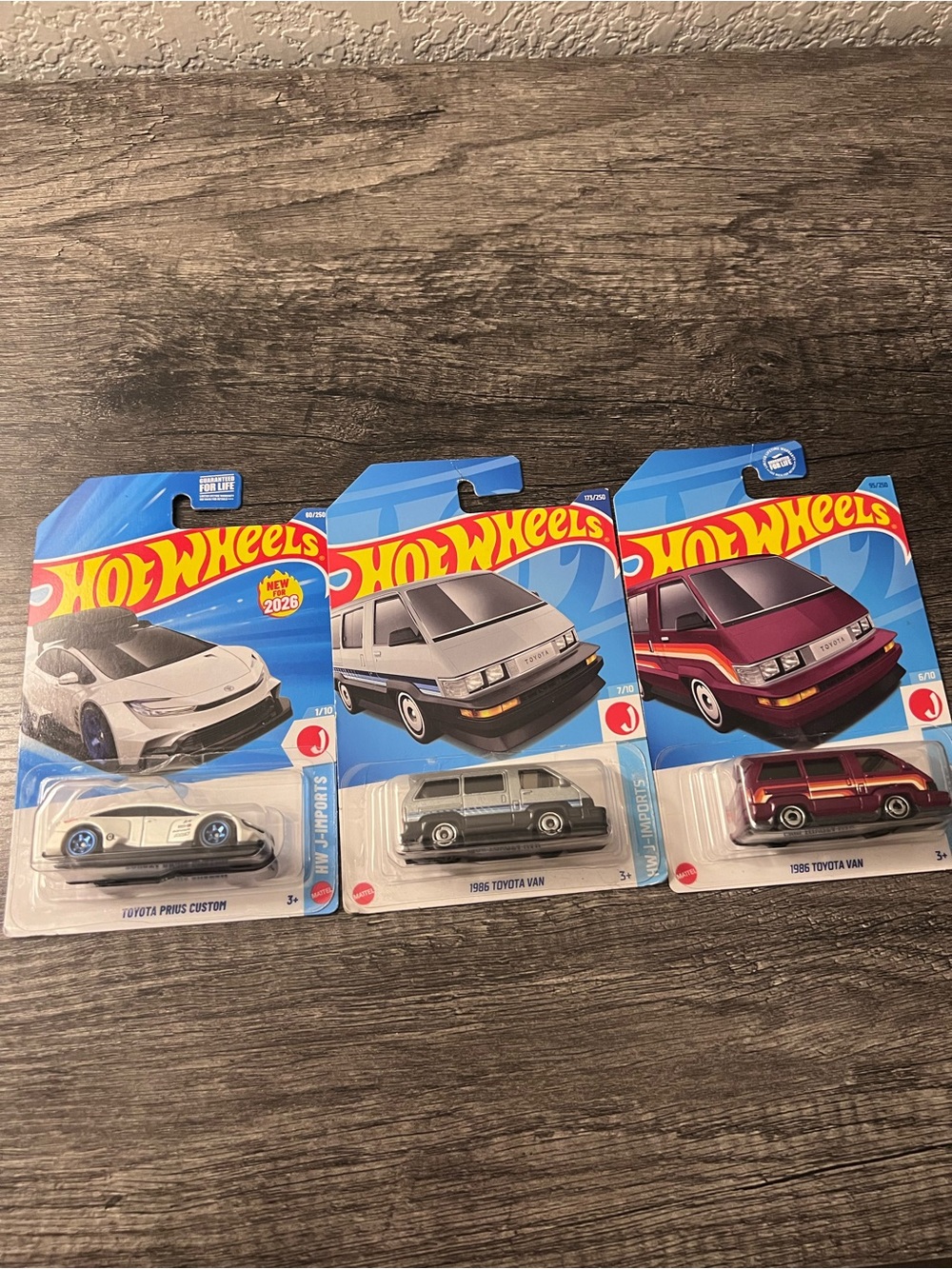 Hot Wheels Toyota Prius Custom & 1986 Toyota Van Bundle J-Imports Lot